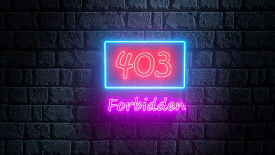 How to fix 403 forbidden error on google chrome