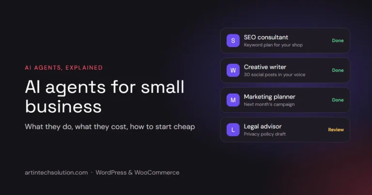 AI Agents for Small Business: What They Do, What They Cost and How to Start (2026)