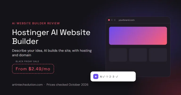 Hostinger AI Website Builder Review: Prices, Features and Who It Suits (2026)